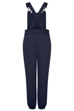 Load image into Gallery viewer, Women’s Cotton Overalls in Navy Blue
